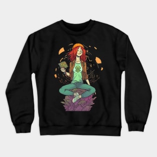 Stoner Chick 420 Crewneck Sweatshirt